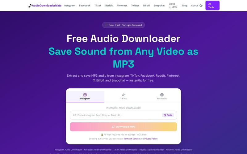 Audio Downloader Mate screen 1