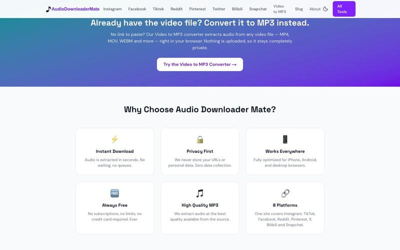 Audio Downloader Mate screen 3
