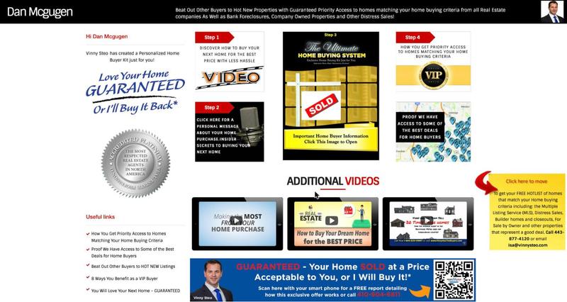 Home Buying Success: White-label lead-conversion platform for real estate agents: a personalized video buyer kit for every lead