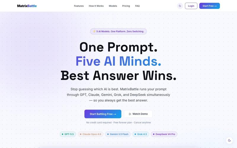 MatrixBattle screen 1