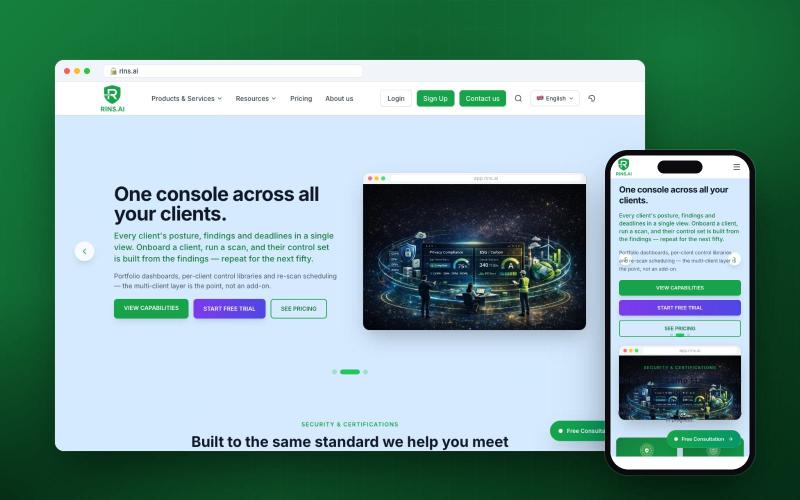 RINS.AI: Multi-client compliance platform for MSPs