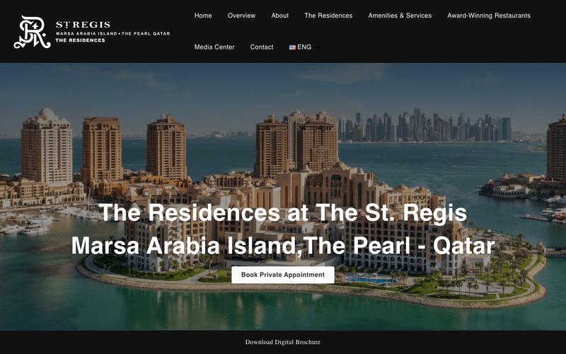 St. Regis Marsa Arabia Island screen 1