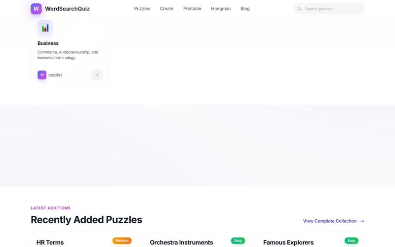 WordSearchQuiz screen 4